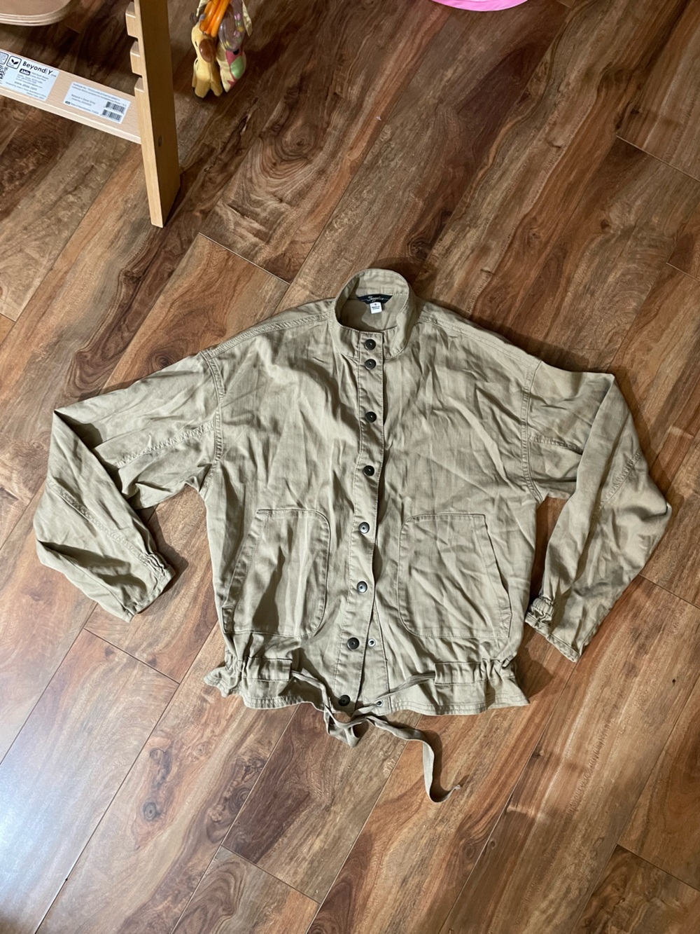 Lightweight Beige Utility Jacket - women’s Jackets & Coats